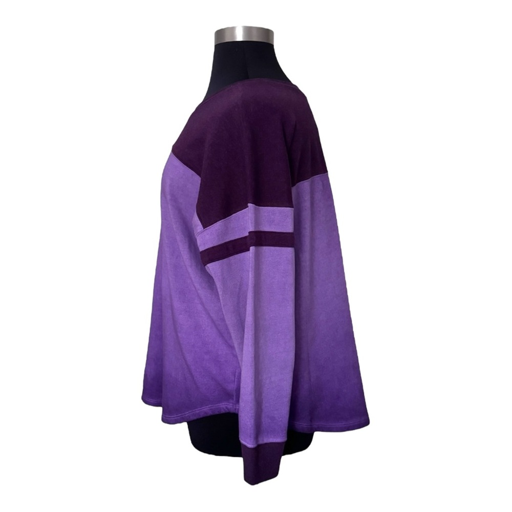 NEW Torrid Relaxed Fleece Crew Neck Sweatshirt Size 2X Sporty Loungewear Comfy - Picture 5 of 11